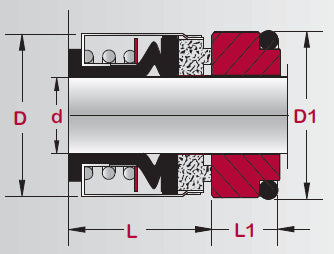 Single Spring Rubber Bellows | ES502