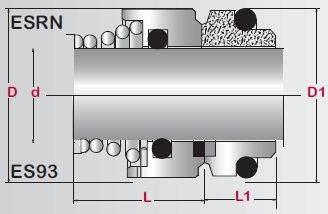 Tapered Spring Component Seals | ESRN & ES93