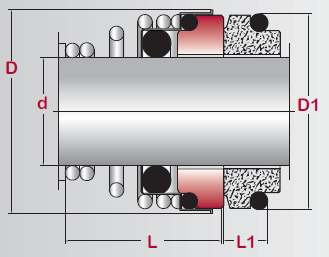 Tapered Single Spring Component Seal | ESFN