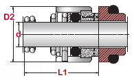 Single Coil Tapered Spring Seal | ES320